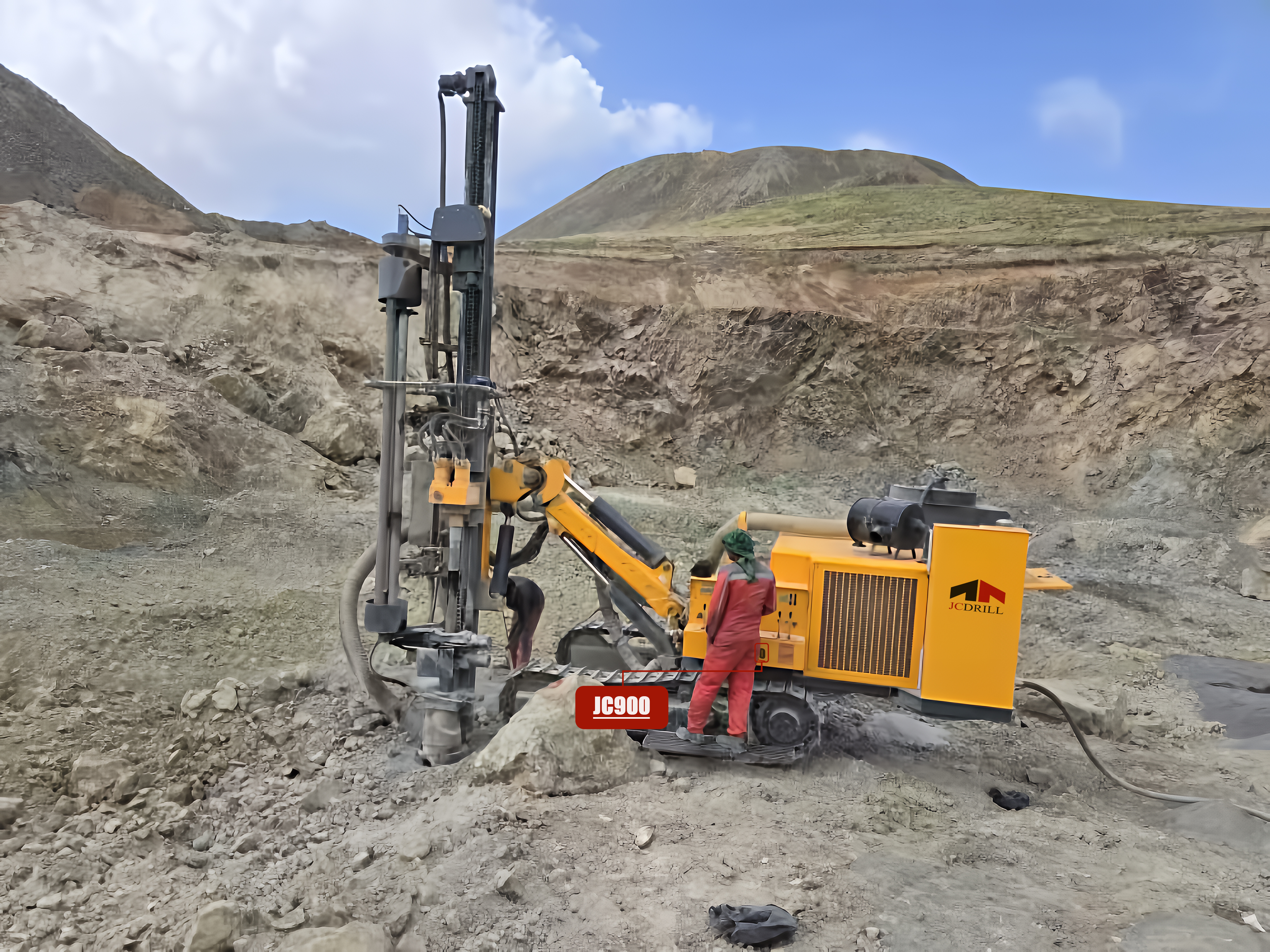 최근 회사 사례 JC900 중동 광산 프로젝트