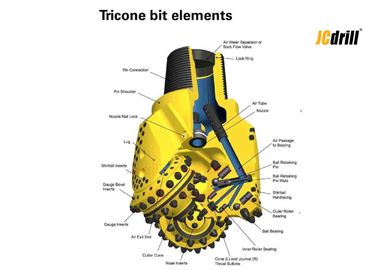 주문 TCI 높은 착용 저항을 교련하는 하드 록 대형을 위한 Tricone 바위 조금 온라인 제품