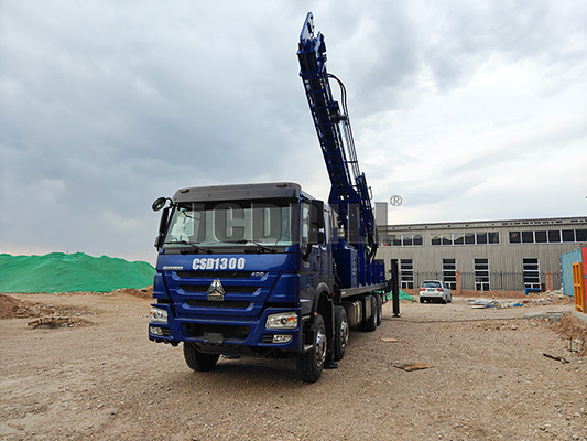 주문 부드러운 시추 작업을 위한 2.2kw 리프팅 파워 및 7.5kw 회전 파워 드릴링 리그 머신 온라인 제조