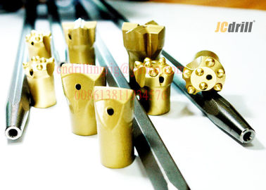 주문 7° Hex22에 의하여 가늘게 하는 착암기 막대 텅스텐 탄화물 드릴링 막대 정강이 22 Mm x 108 Mm 온라인 제품