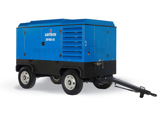 4개의 바퀴 디젤 엔진 공기 압축기 높은 적응성 저잡음 ISO9001