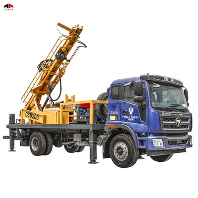 좋은 가격 압축 공기를 넣은 망치 또는 진흙 93kw 우물 드릴링 머신 CSD200 온라인으로